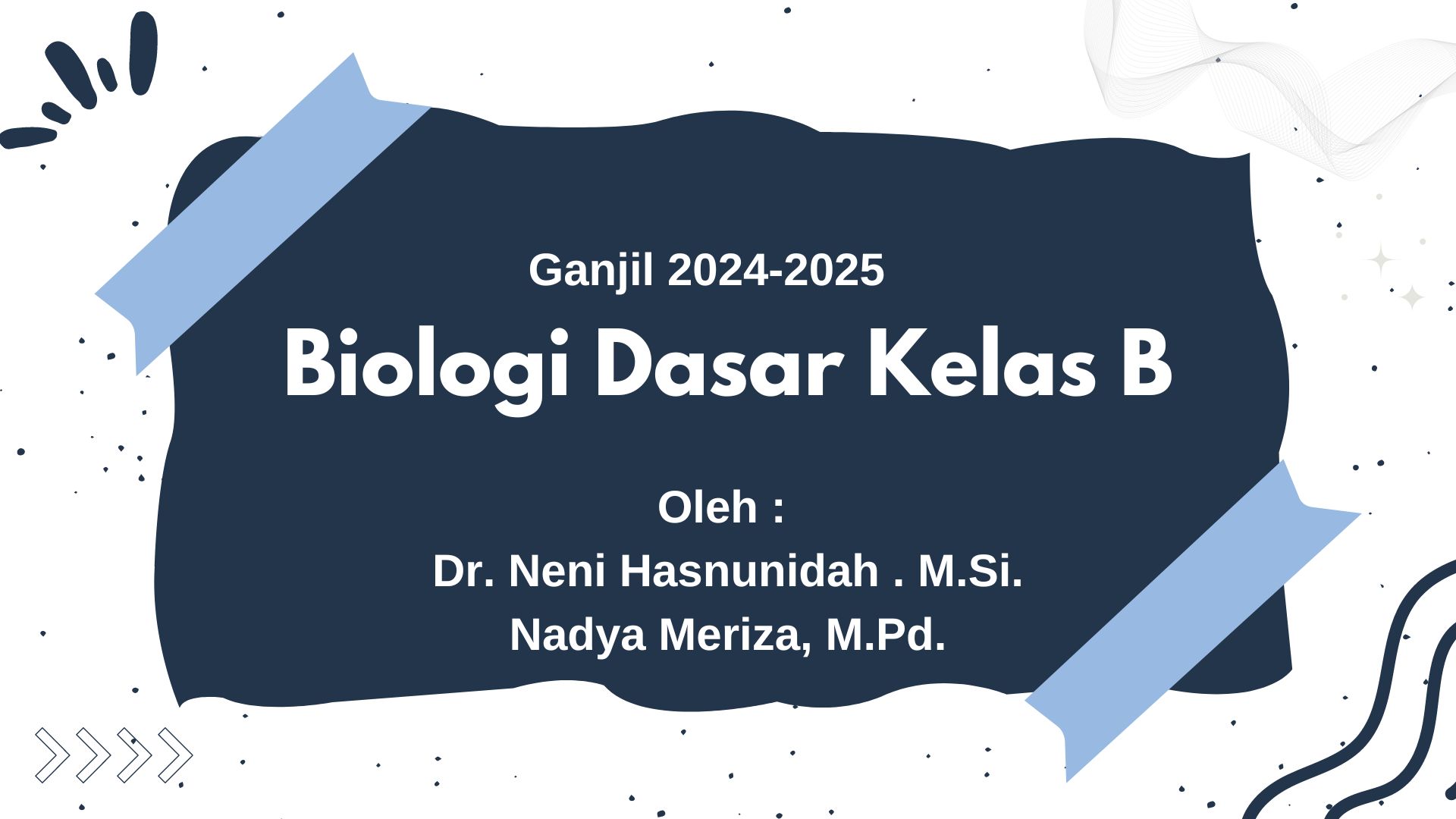 PSPB_Biologi Dasar Kelas B 2024-2025
