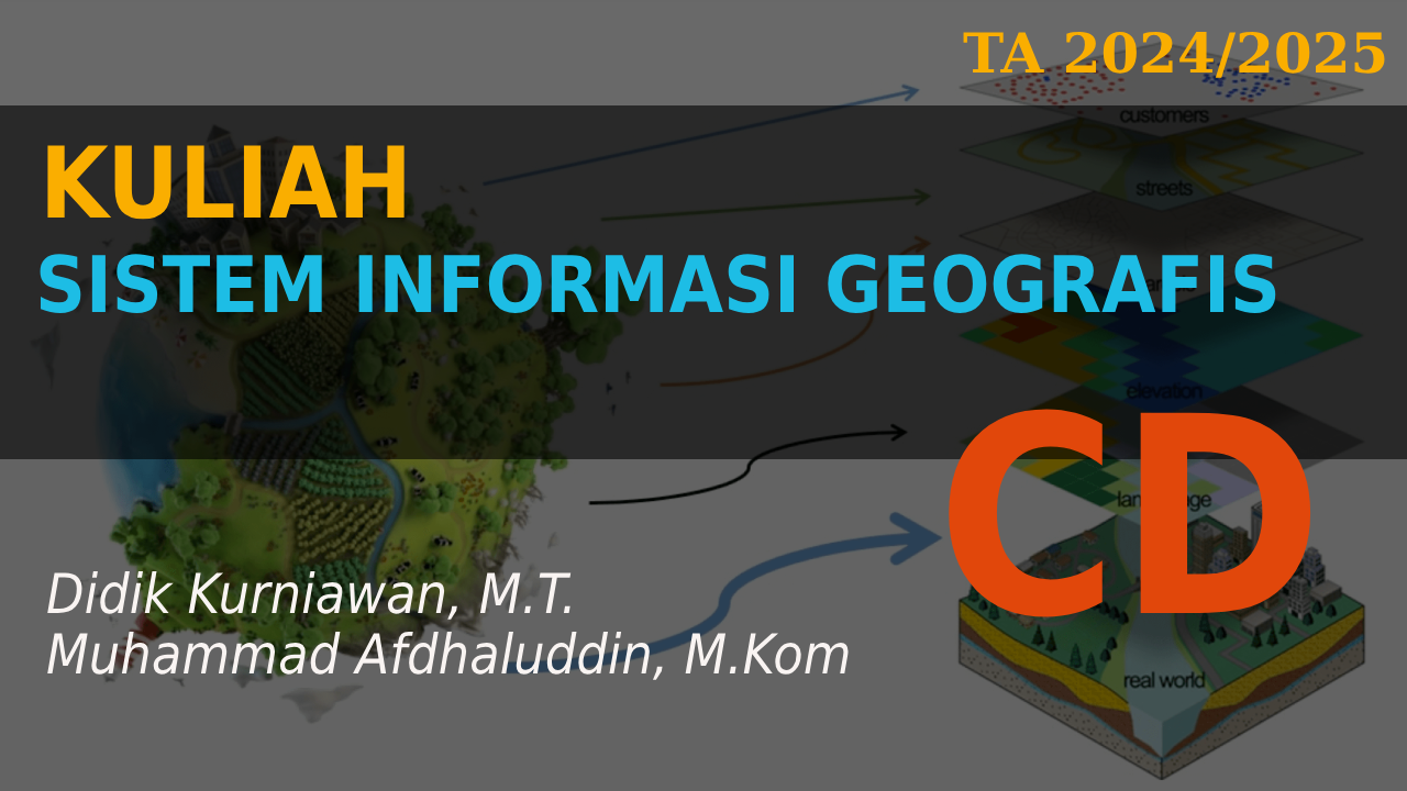 [24/25 GANIL][S1 ILKOM] SISTEM INFORMASI GEOGRAFIS - CD