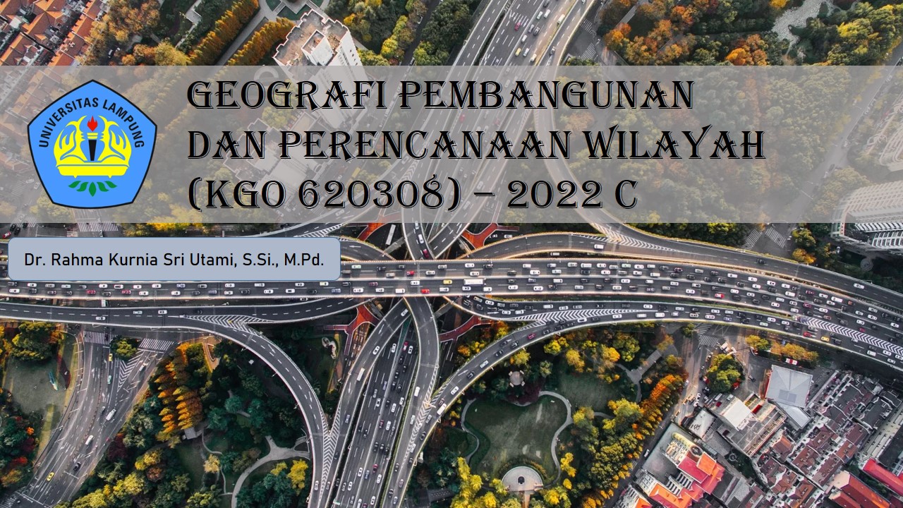 PSPG_Geografi Pembangunan dan Perencanaan Wilayah_Kelas 22C_Ganjil 2024/2025