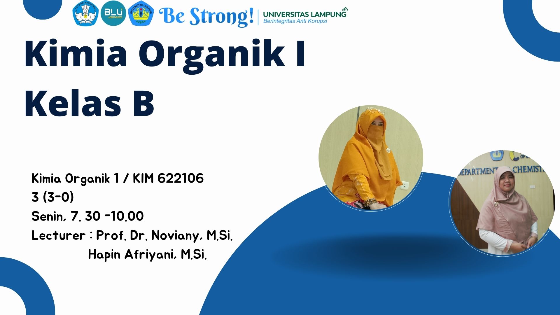 S1 Kimia-Kimia Organik I_Kelas B-Ganjil 24/25