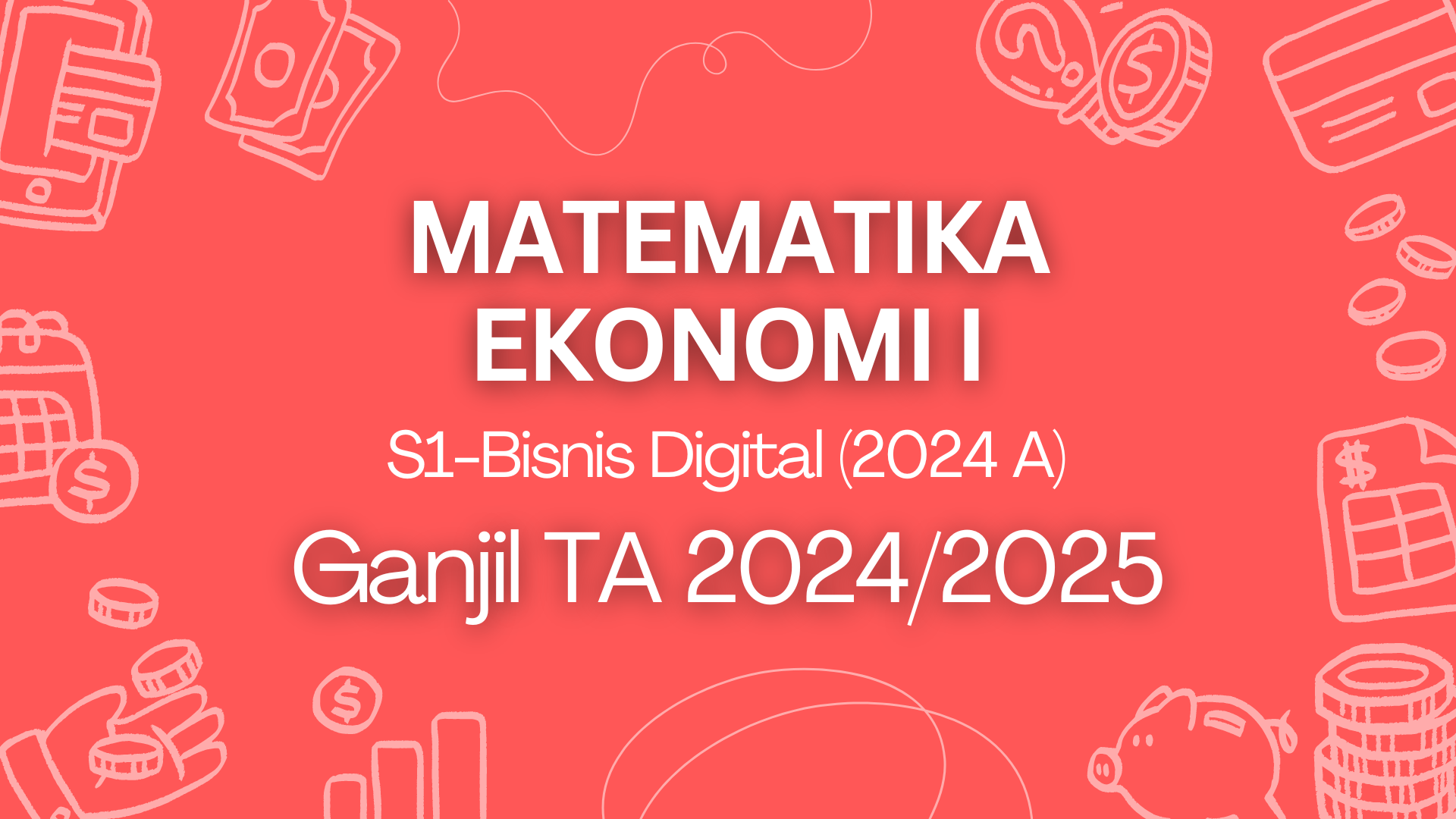 Matematika Ekonomi I