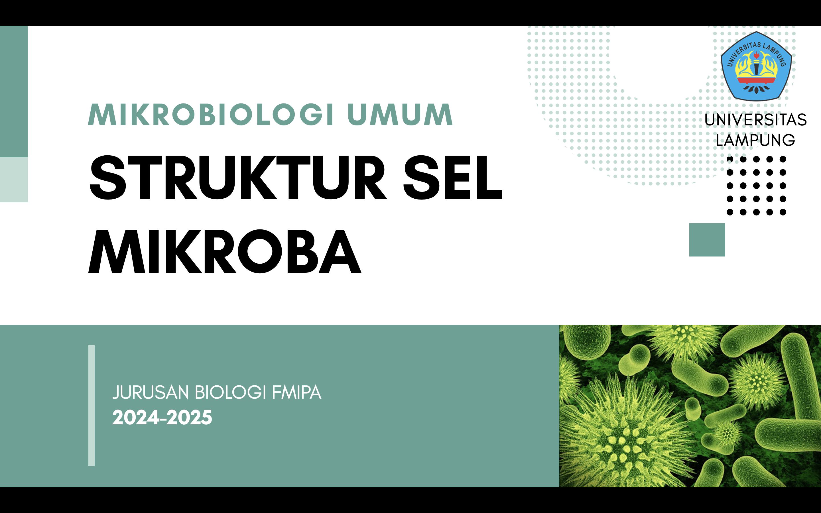 MIKROBIOLOGI UMUM BIO KELAS  A SEMESTER GANJIL 