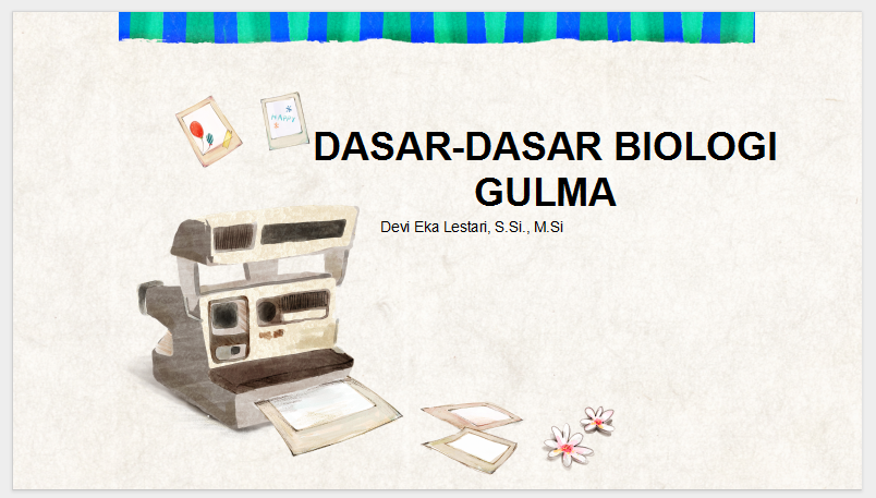 BIOLOGI GULMA BIO A