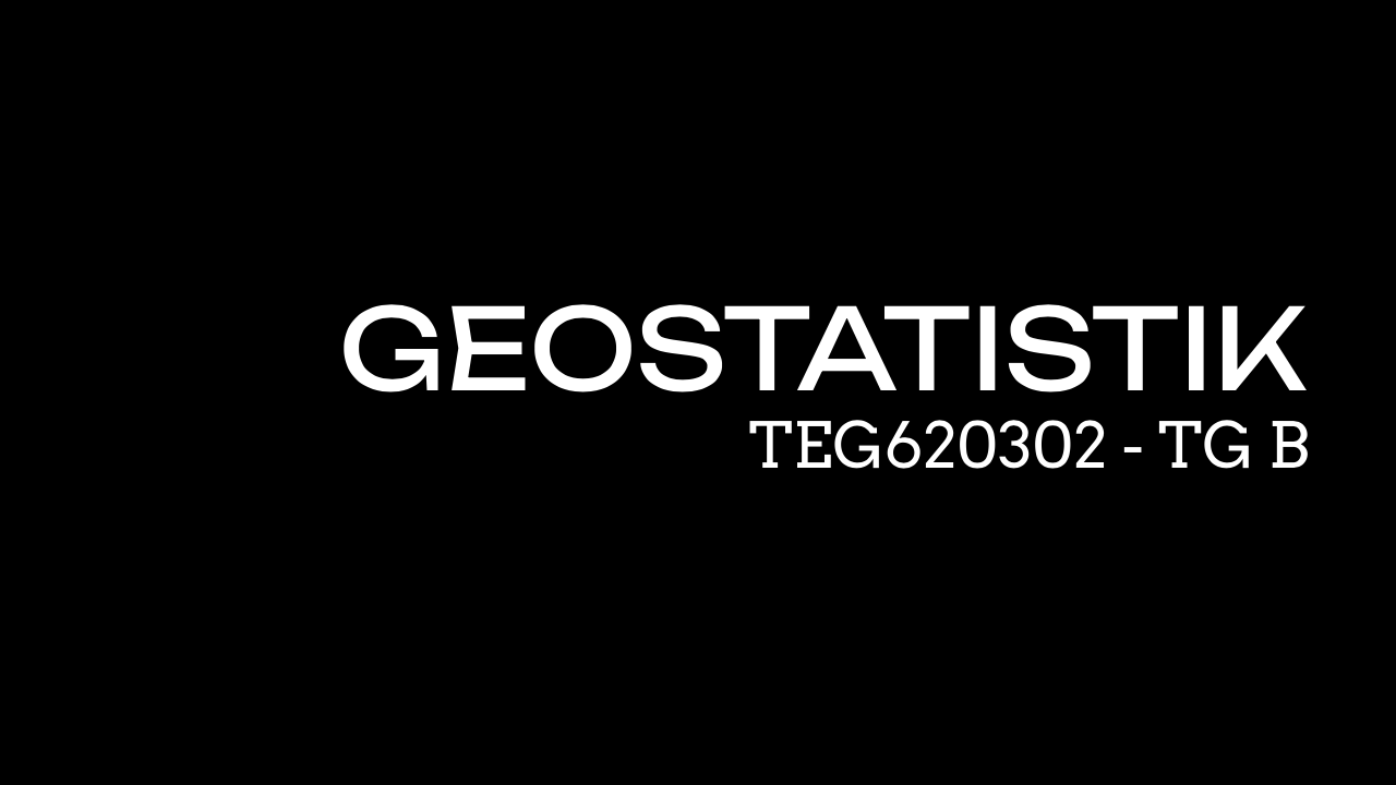 TG-B (Geostatistik-TEG620302)