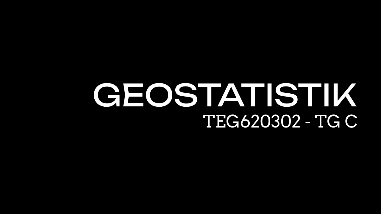 TG-C (Geostatistik-TEG620302)