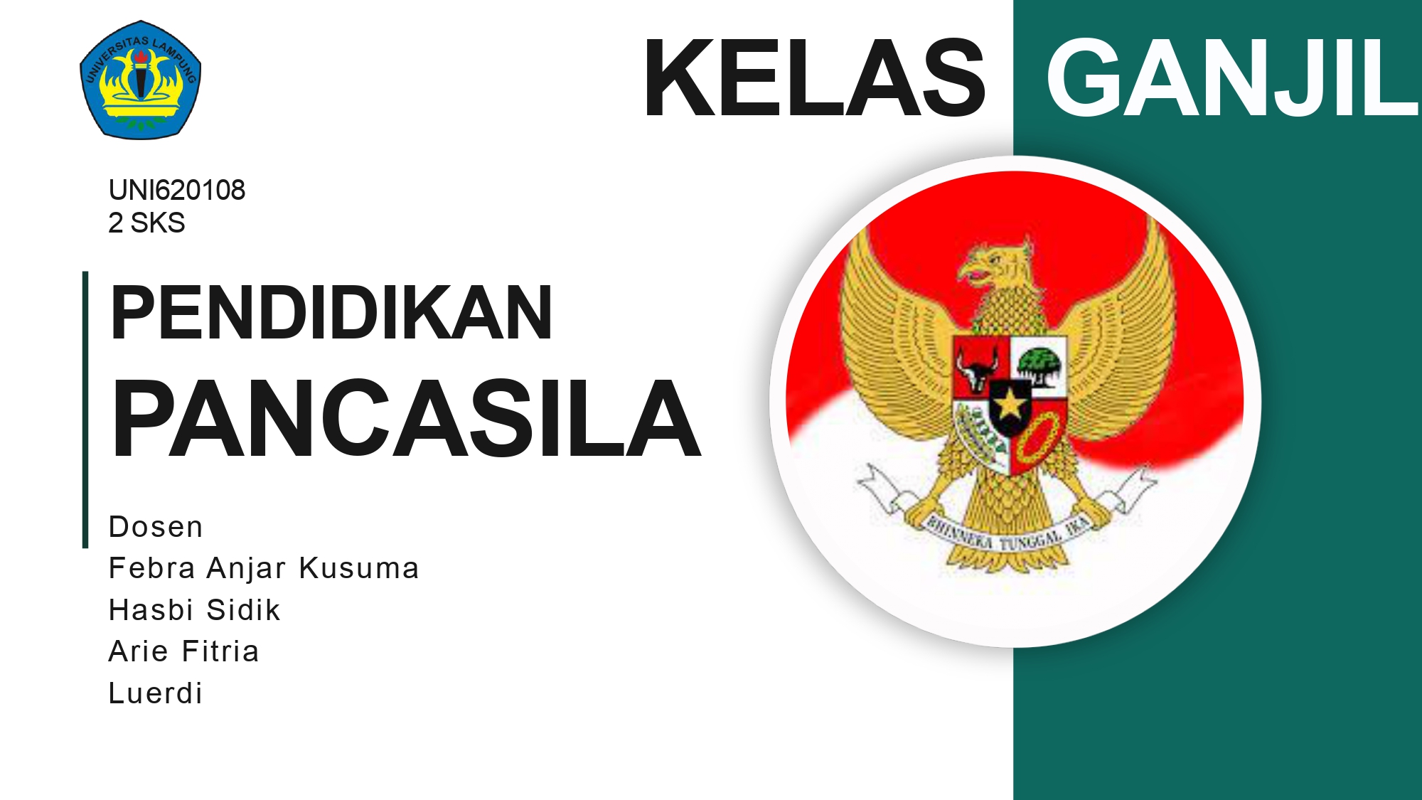 HI - Pendidikan Pancasila Ganjil 2024-2025 - REG B