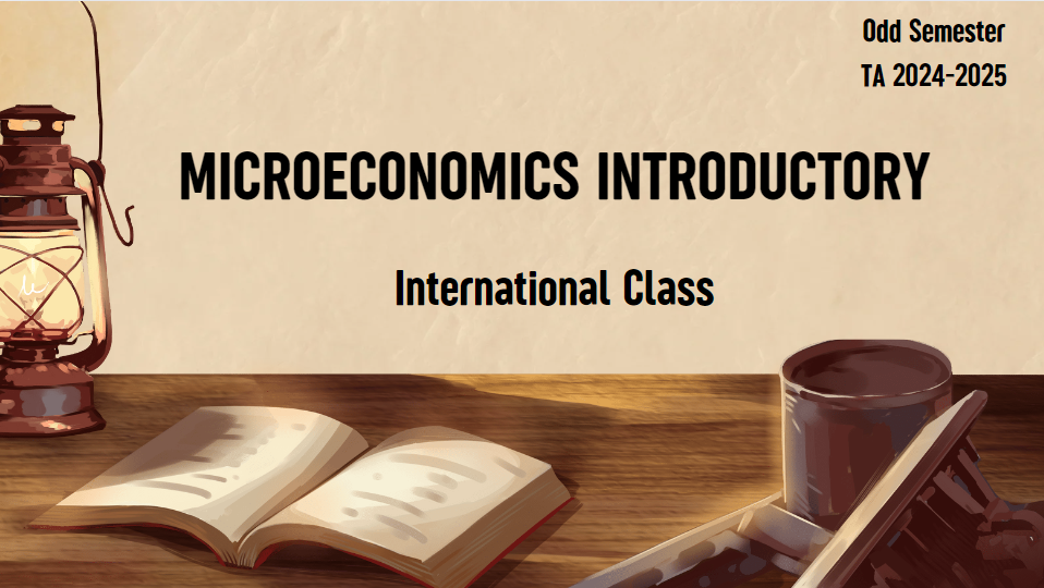 Microeconomics Introductory Inter Class 