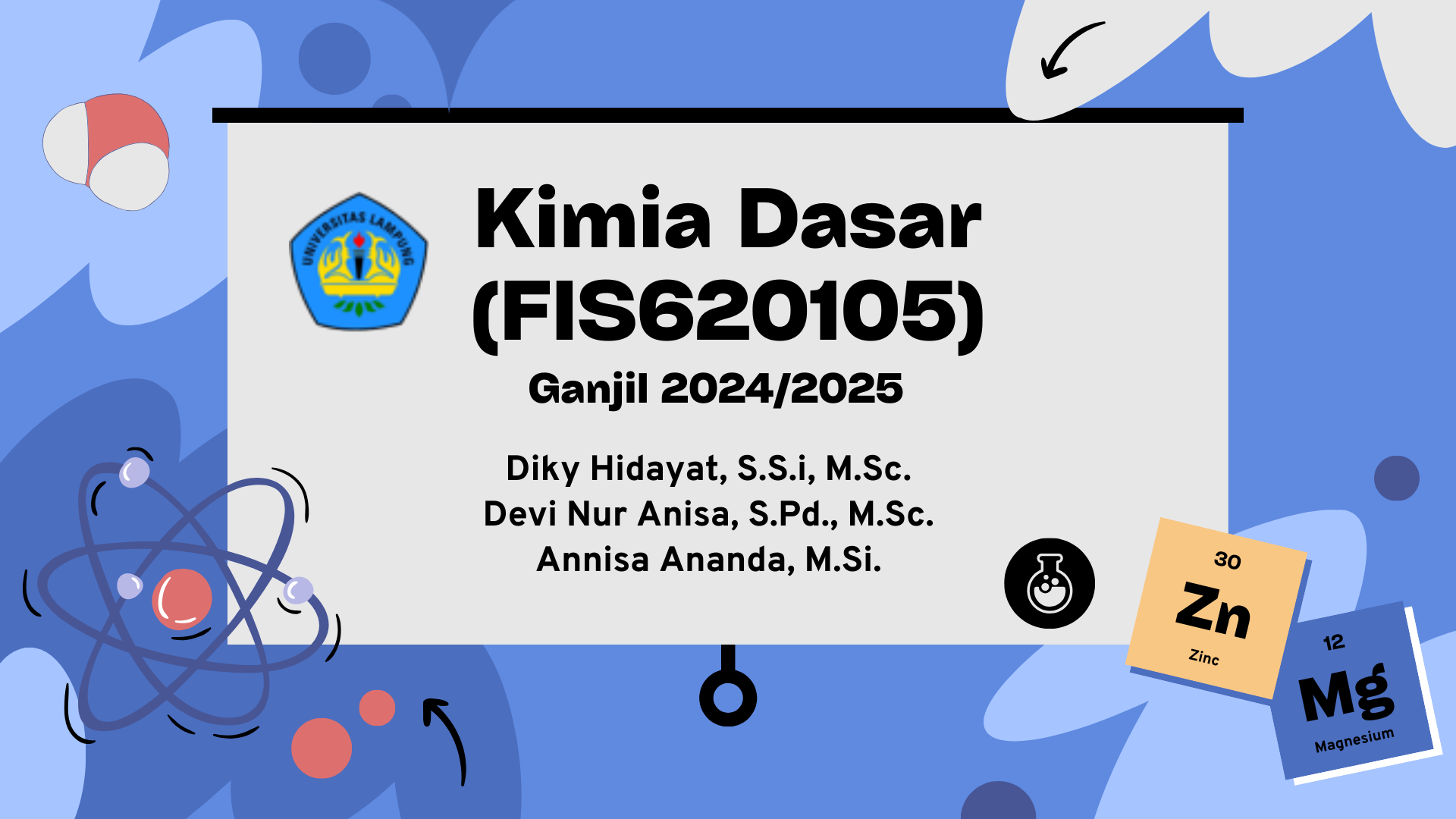 Kimia Dasar (FIS620105) Ganjil 2024/2025