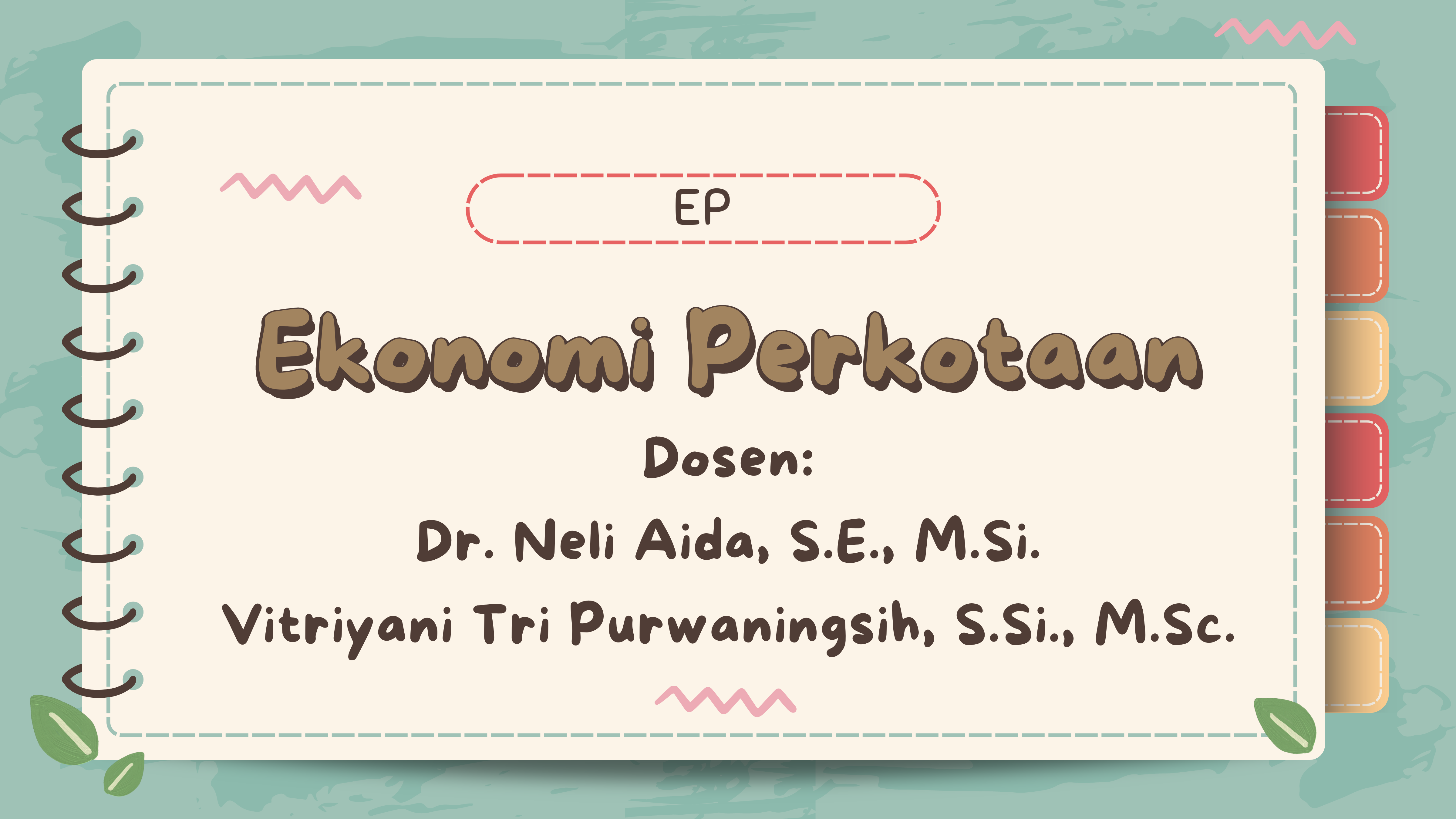 Ekonomi Perkotaan