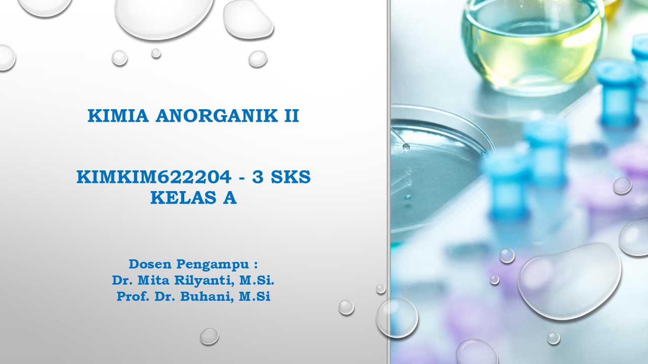 S1-Kimia_Kimia Anorganik ll Kelas A_Ganjil 2024/2025