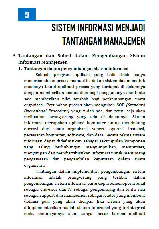 SISTEM INFORMASI MANAJEMEN REG A