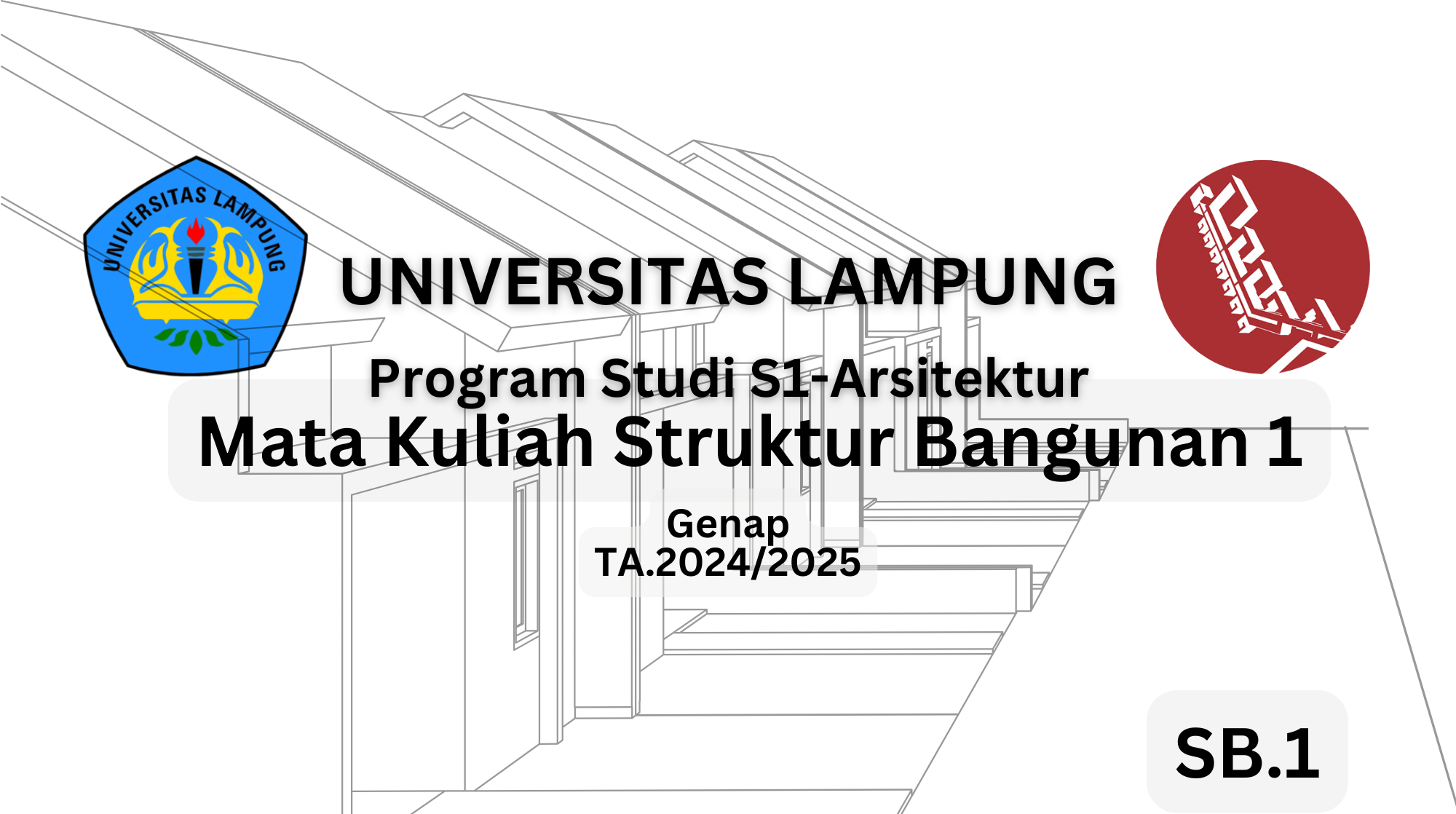 S1 STRUKTUR BANGUNAN 1 - GJL 24/25