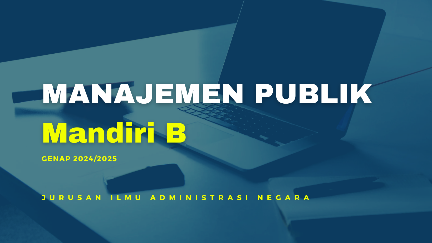 Manajemen Publik MAN B 2024/2025