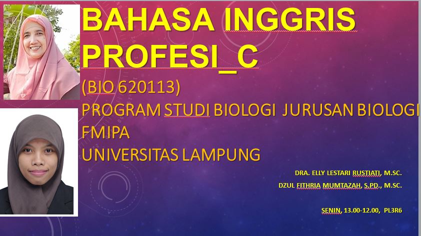 Bahasa Inggris Profesi BIO C 2024/2025