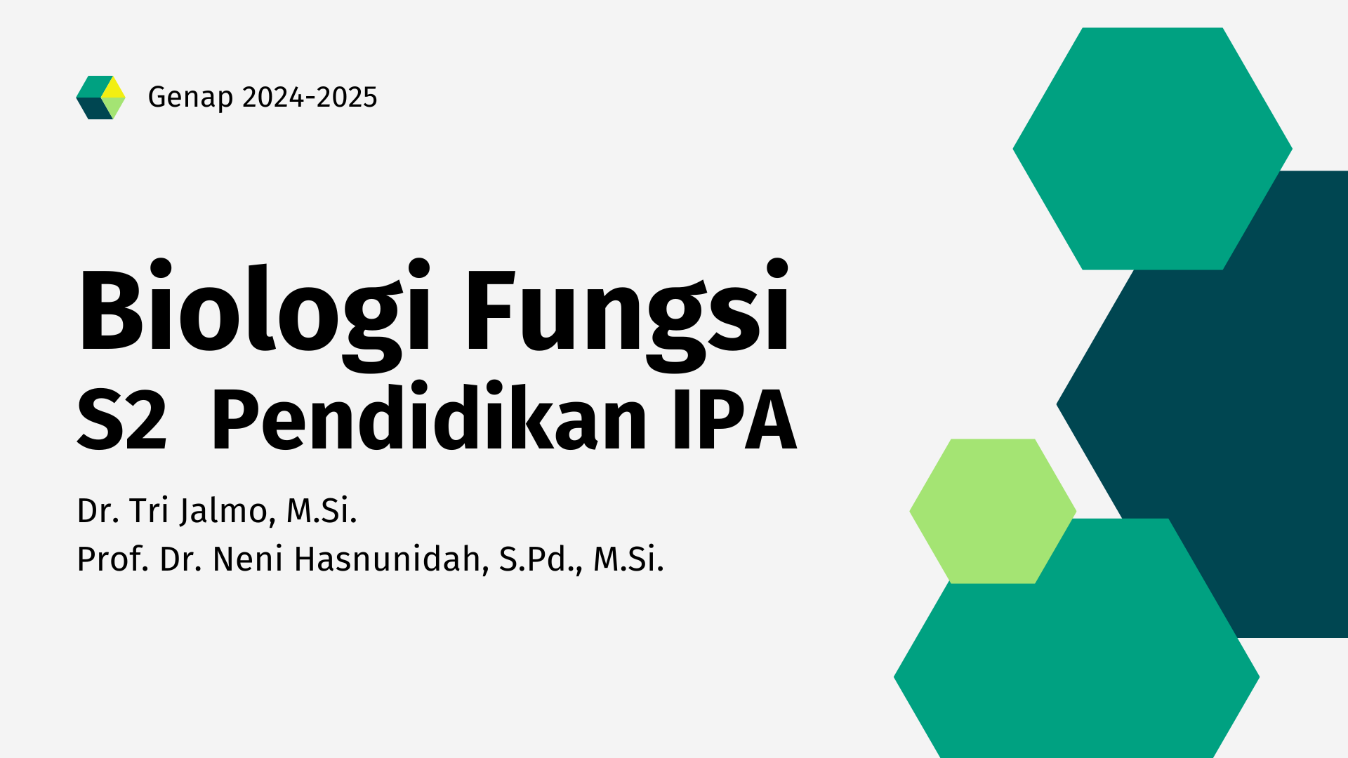 Biologi Fungsi Genap 2024-2025