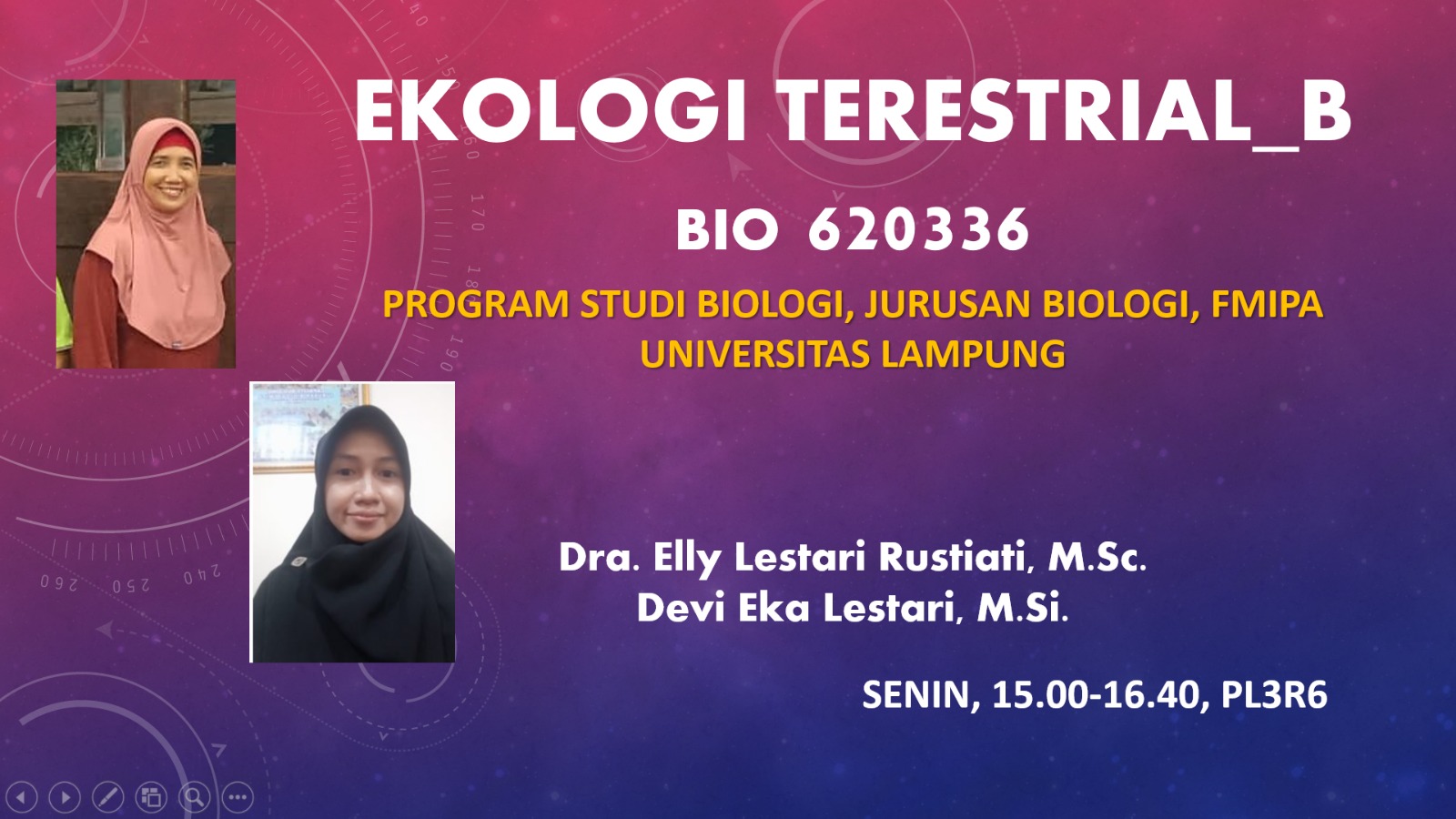 EKOLOGI TERESTRIAL A