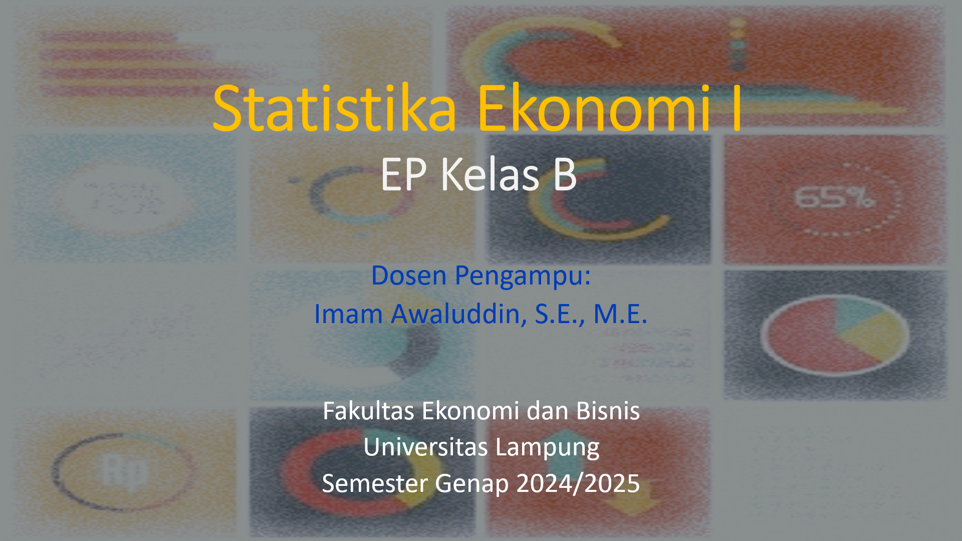 S1 EP - Statistika Ekonomi I Kelas B Genap 2024/2025