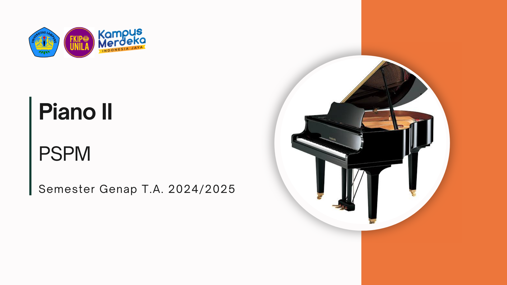 Piano II PSPM 2025