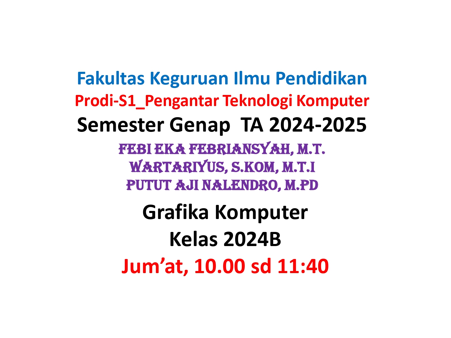 PSPTI_Grafika Komputer_Kelas 2024B_Genap_2024/2025