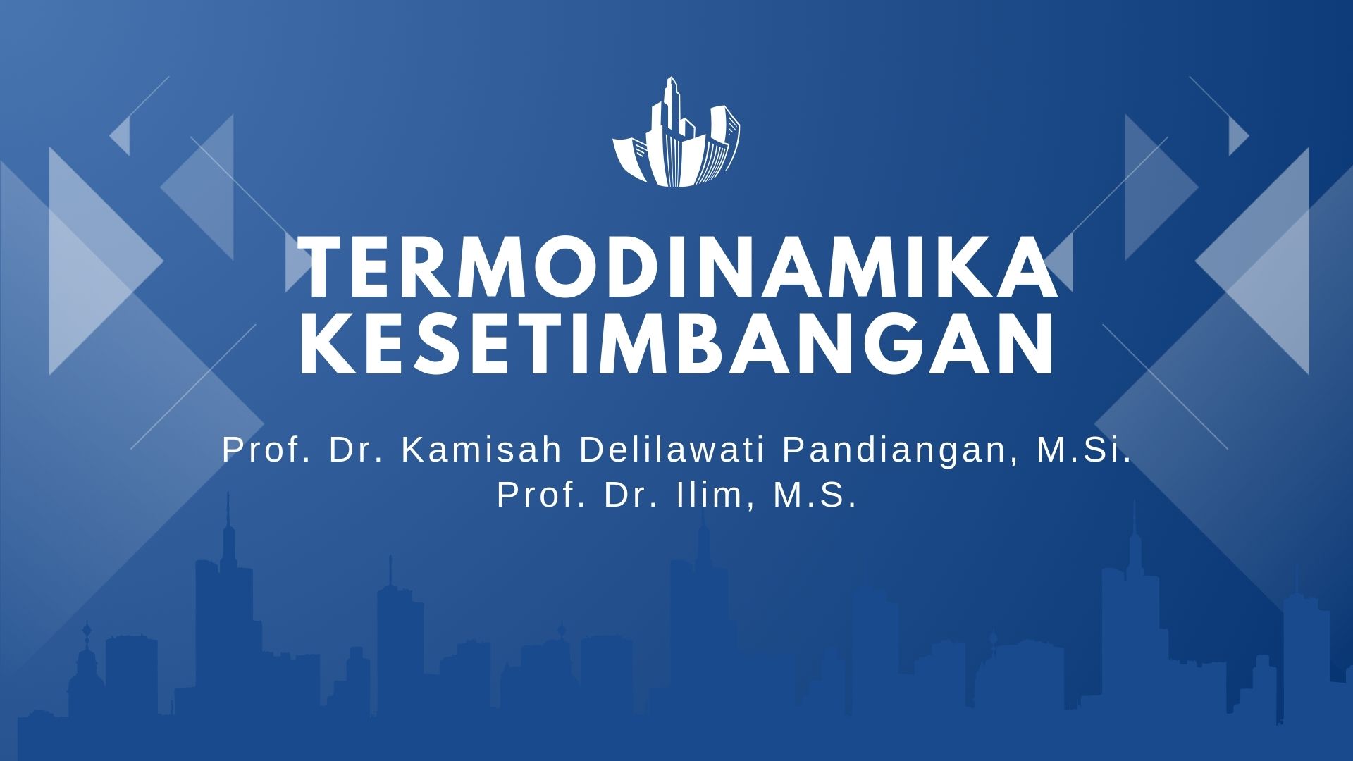 S2 Kimia-Termodinamika Kesetimbangan-Genap 2024/2025