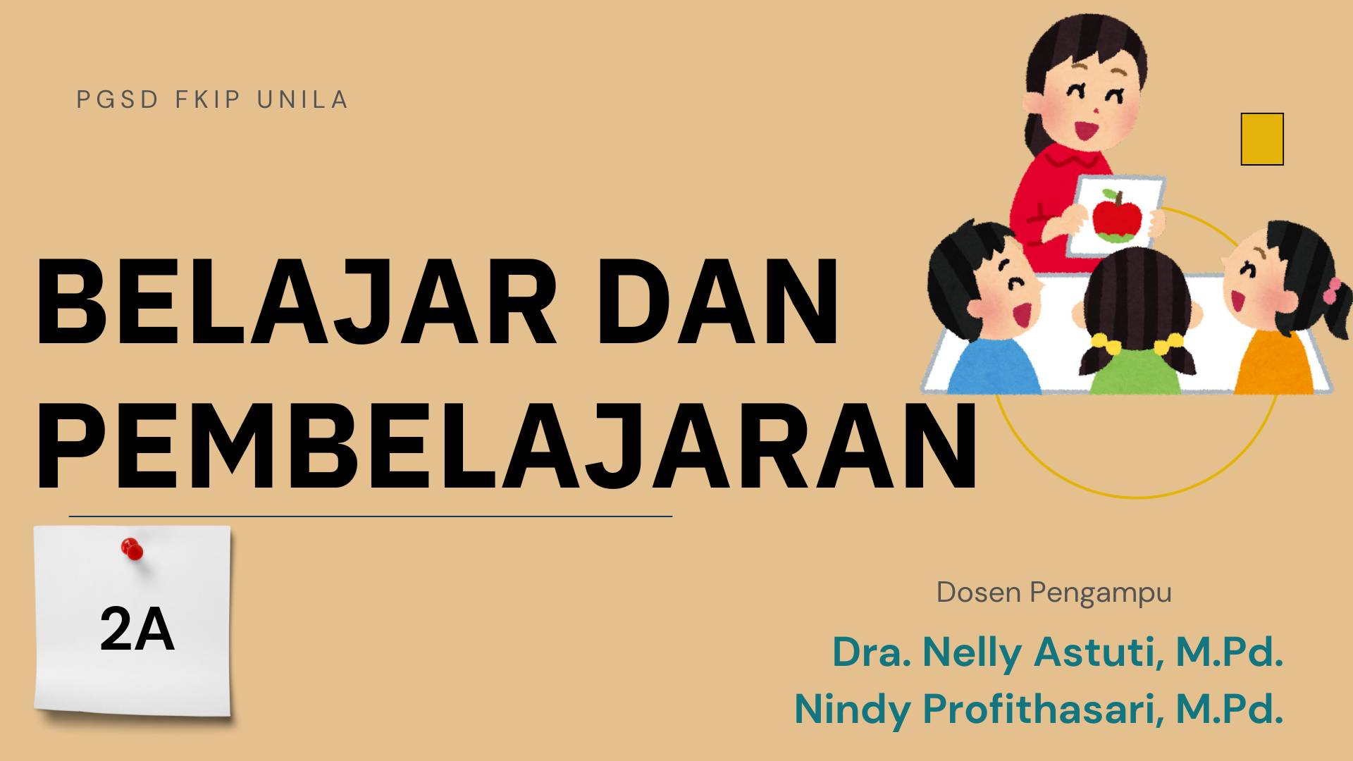 PGSD_Belajar dan Pembelajaran_Kelas 2A_Genap_2024/2025