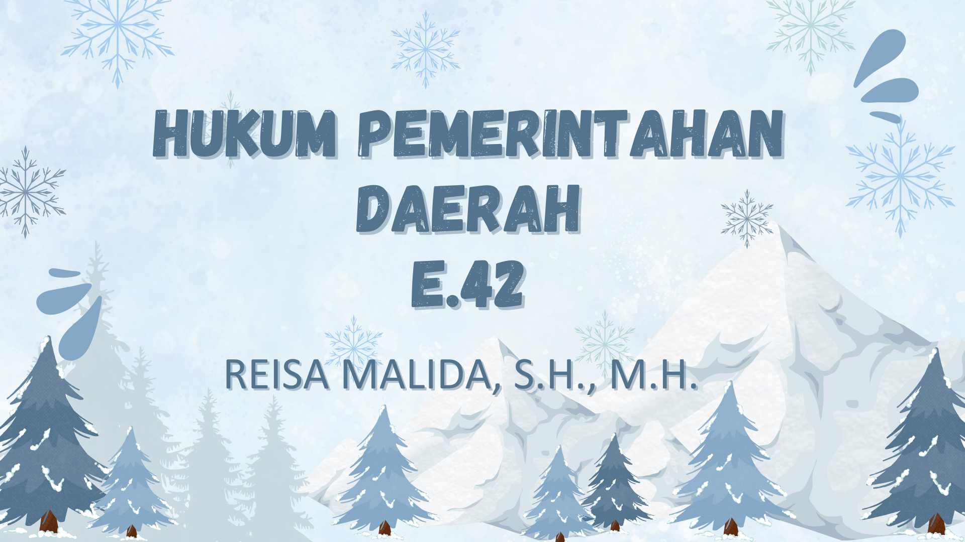 HUKUM PEMERINTAHAN DAERAH - E.42