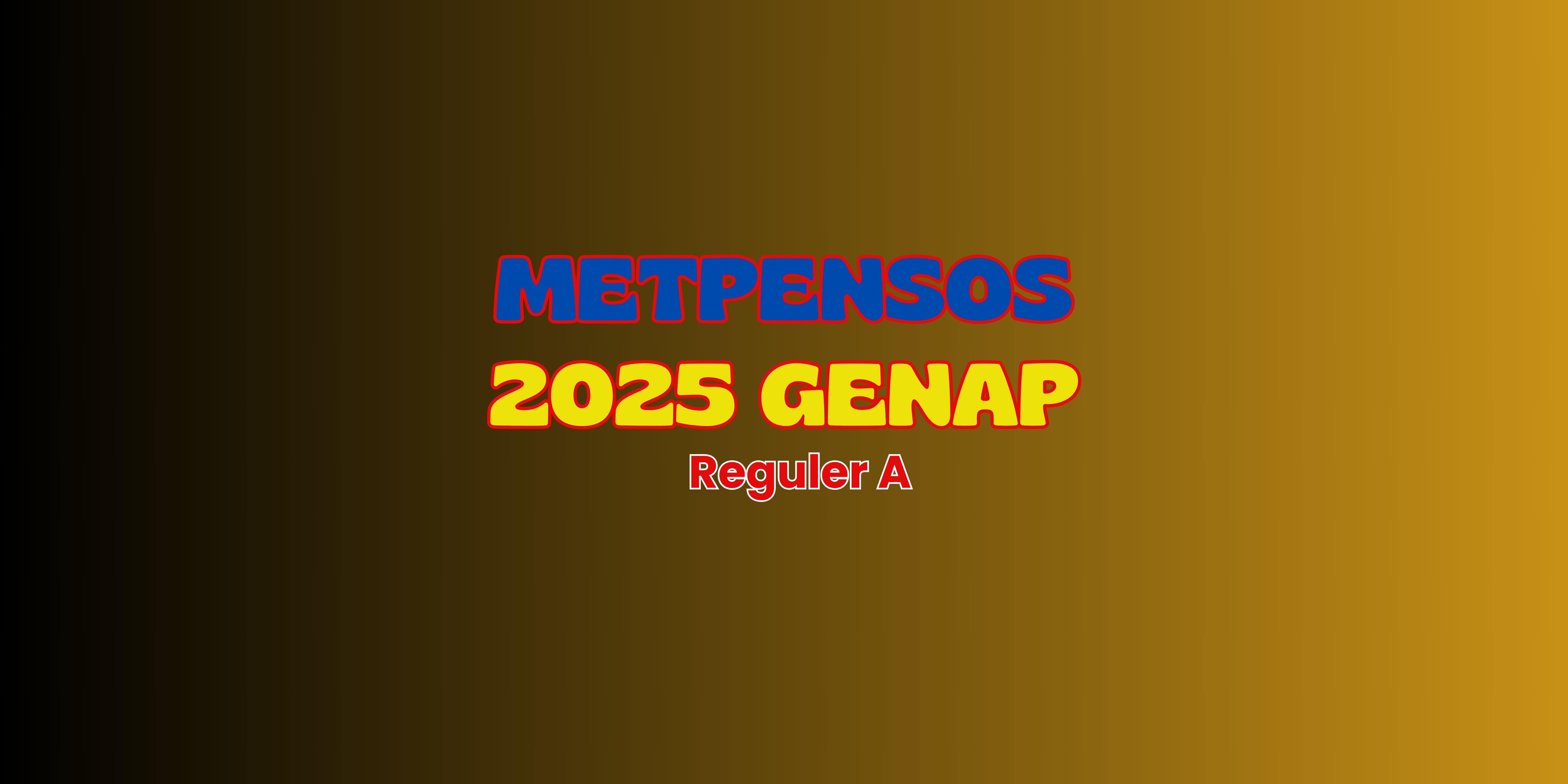 Metode Penelitian Sosial Reg A