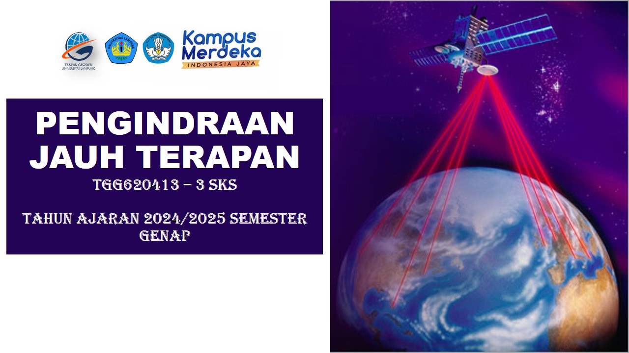 TGG Pengindraan Jauh TERAPAN 2024/2025 Genap