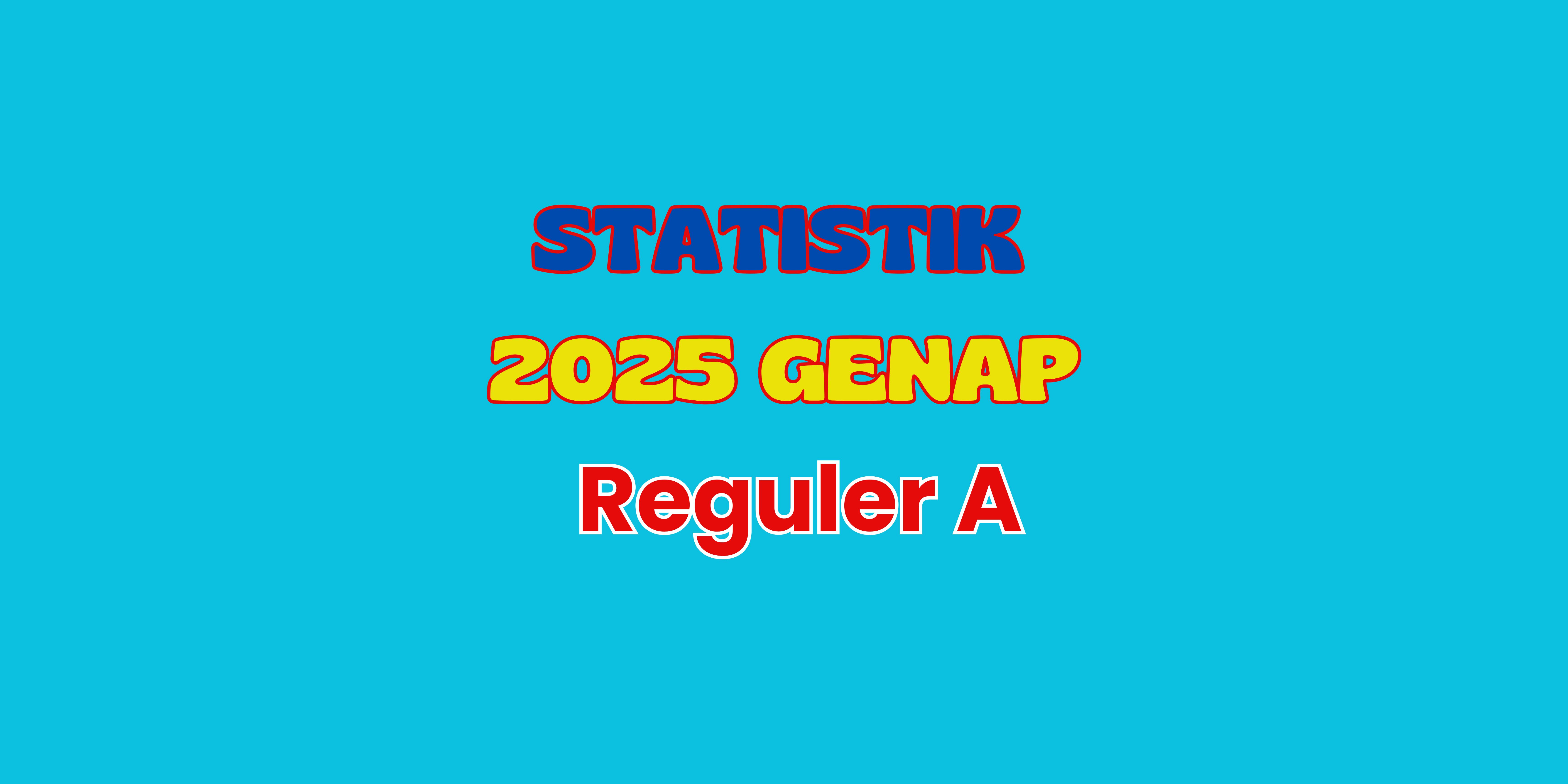 STATISTIK REG A 2025