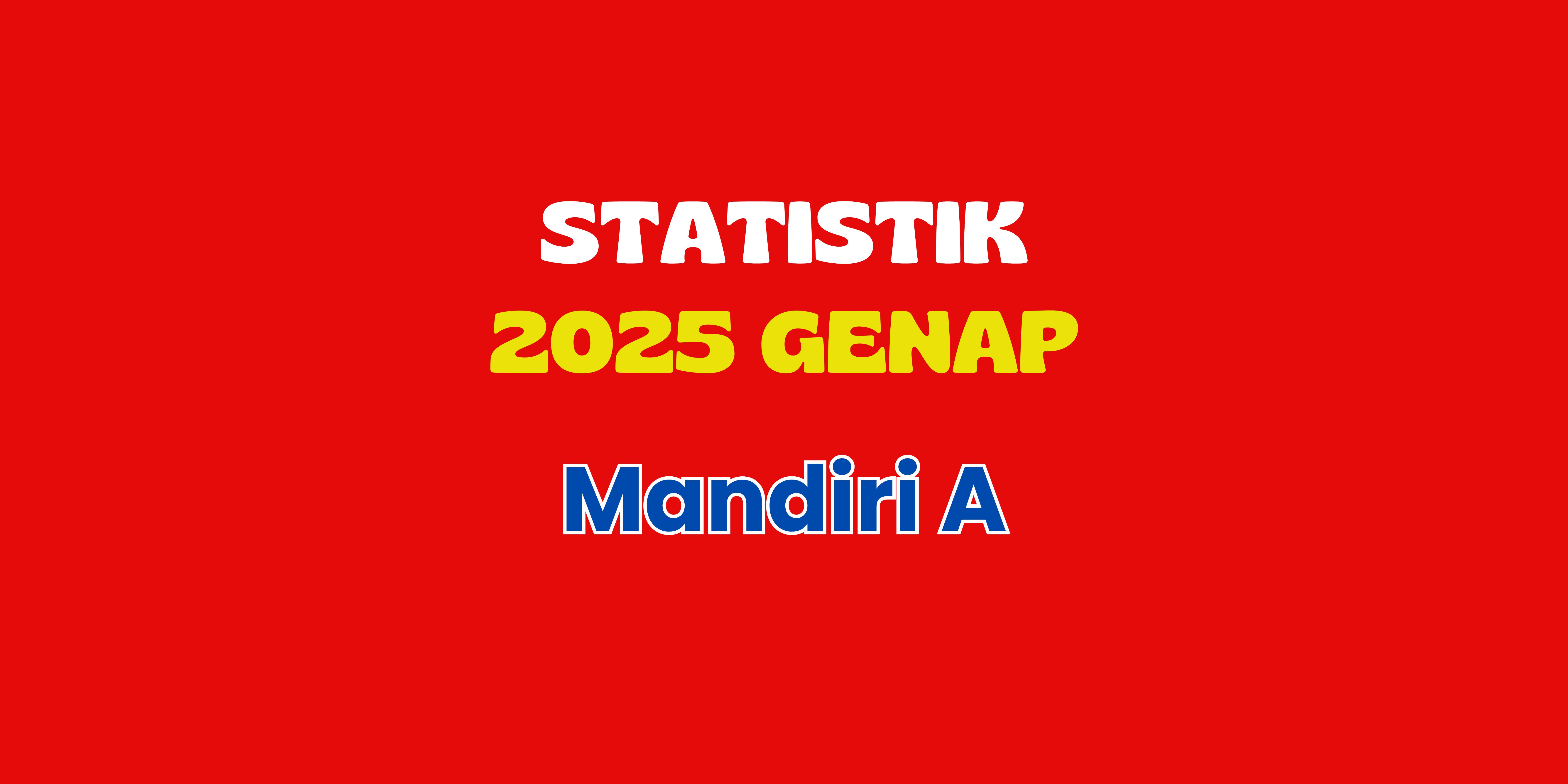 STATISTIK MAN A