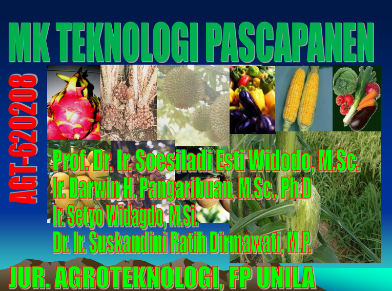 AGT_Teknologi Pascapanen (Kelas A)