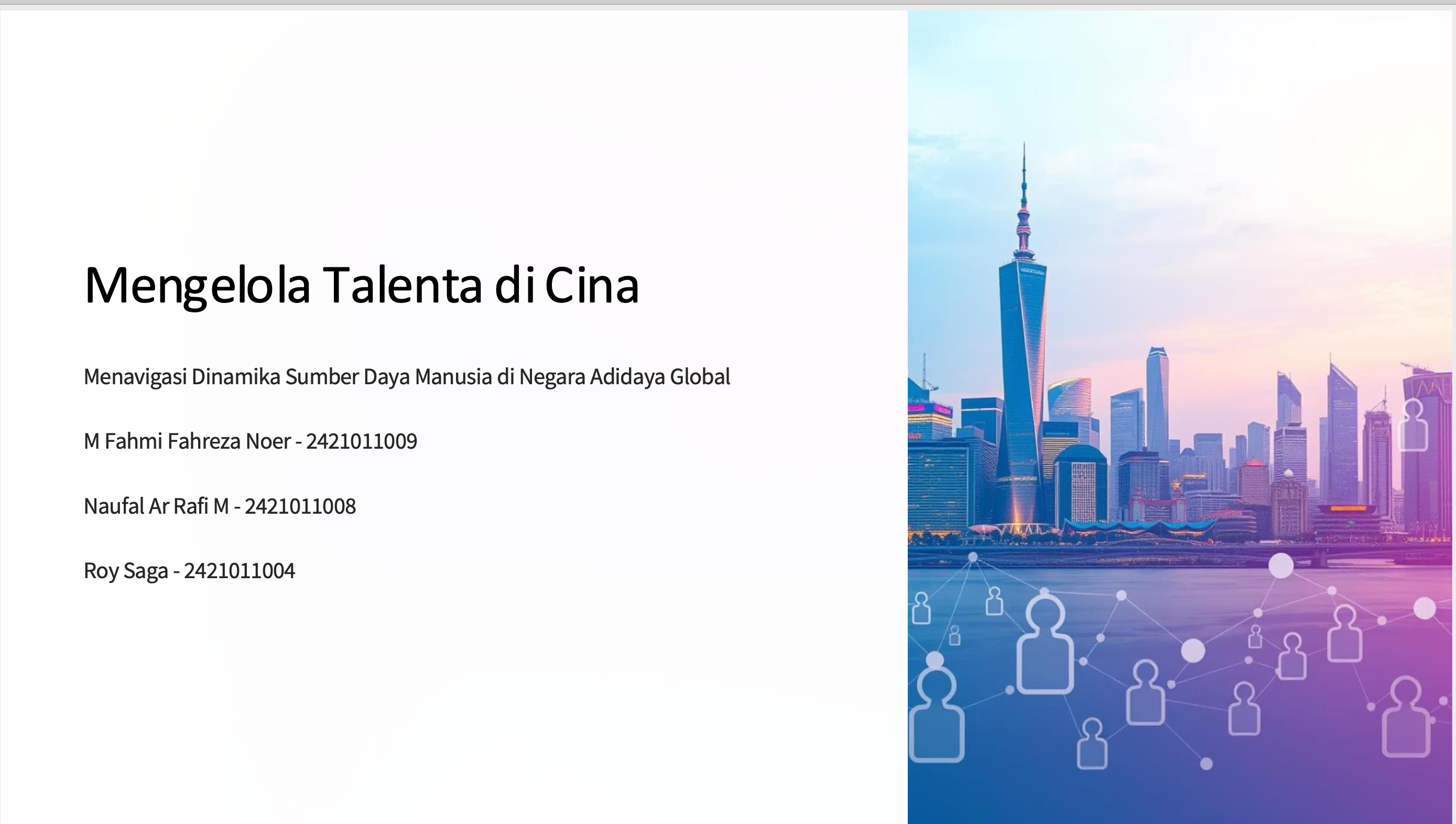 Ch 14. Managing Talent in China