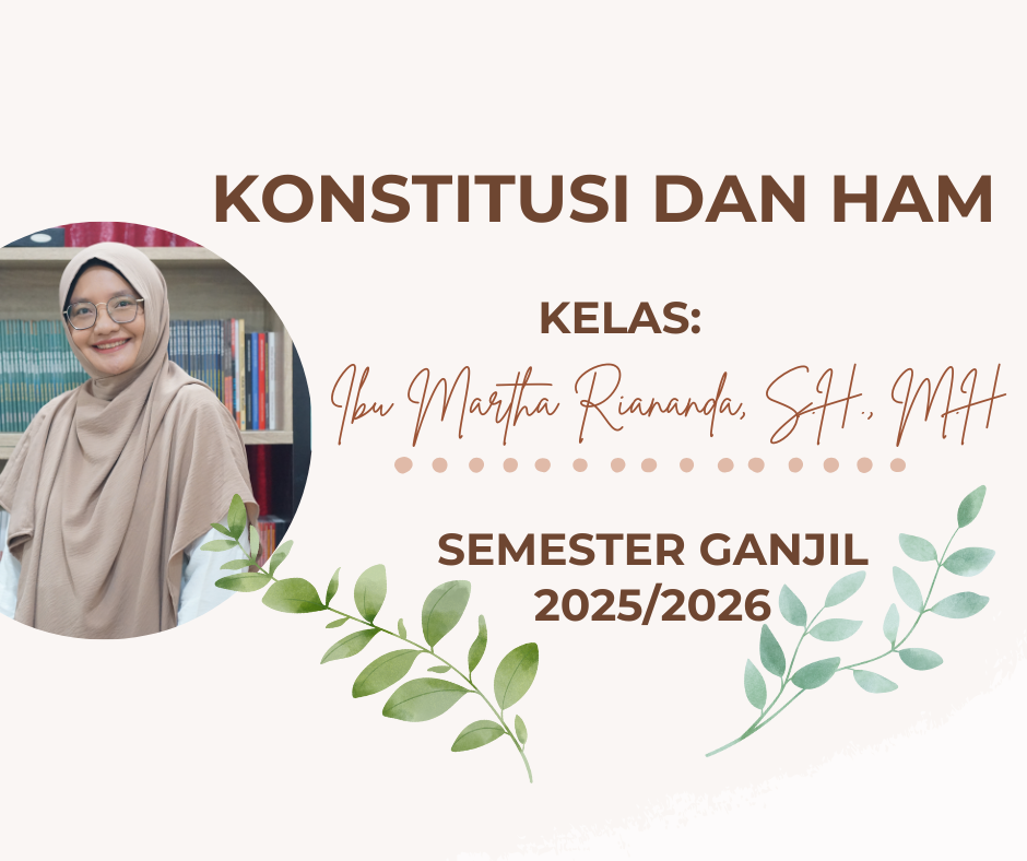 KONSTITUSI DAN HAM KELAS BU MARTHA