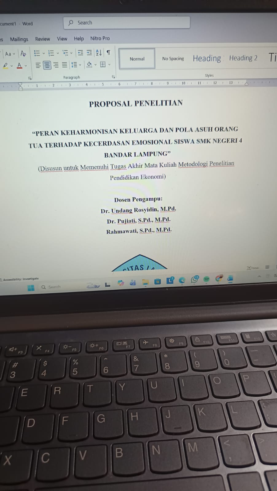 Attachment Foto Proses Pembuatan Proposal