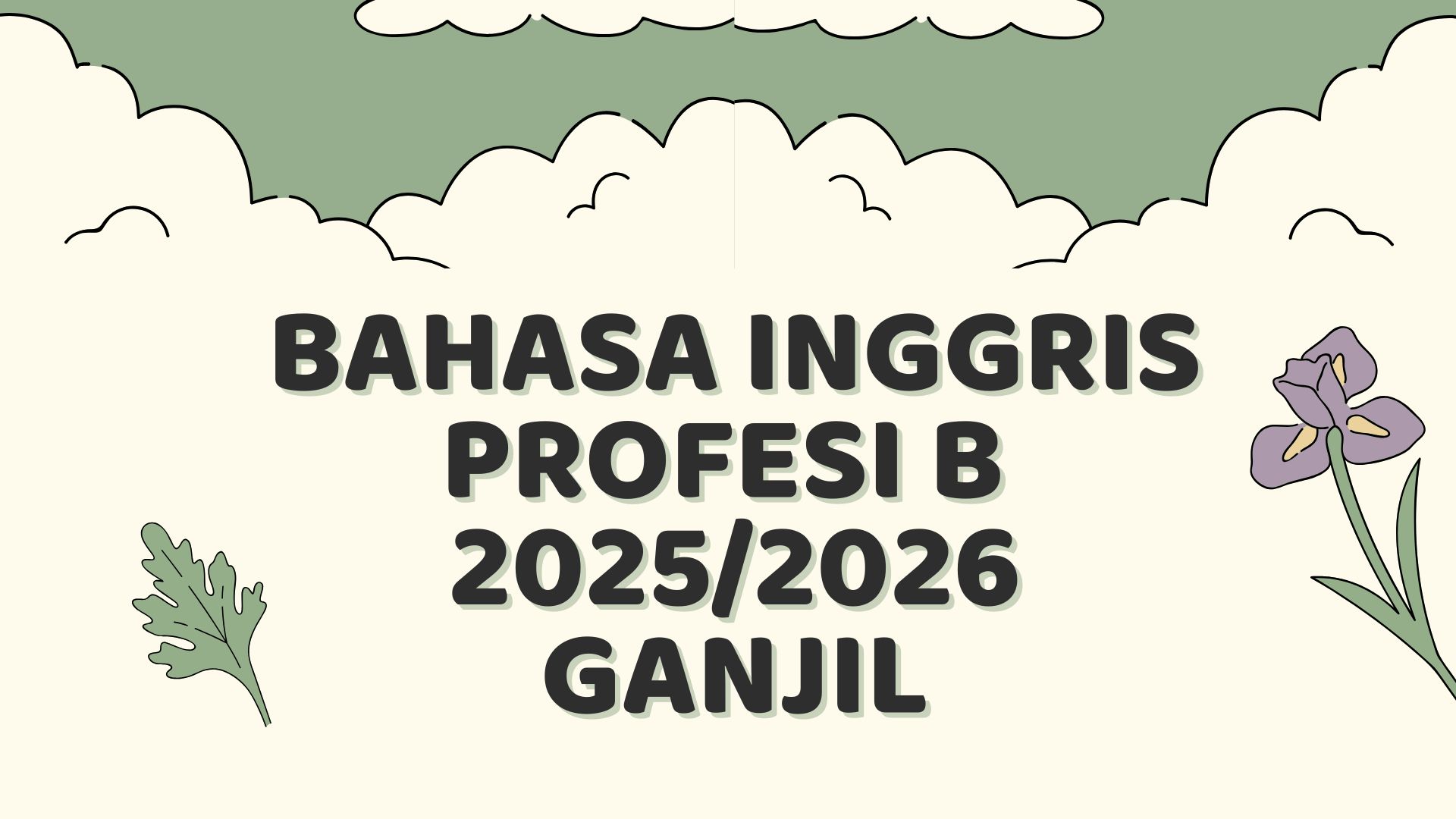 BAHASA INGGRIS PROFESI B 2025/2026 GANJIL