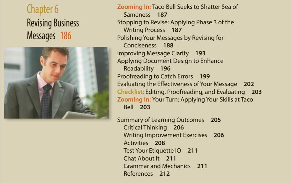 Chapter 6. Revising Business Messages