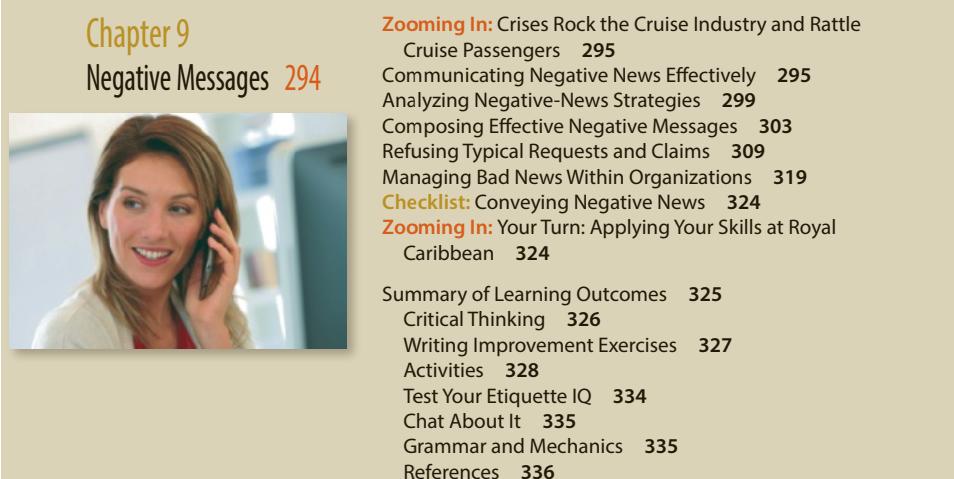 Chapter 9. Negative Messages