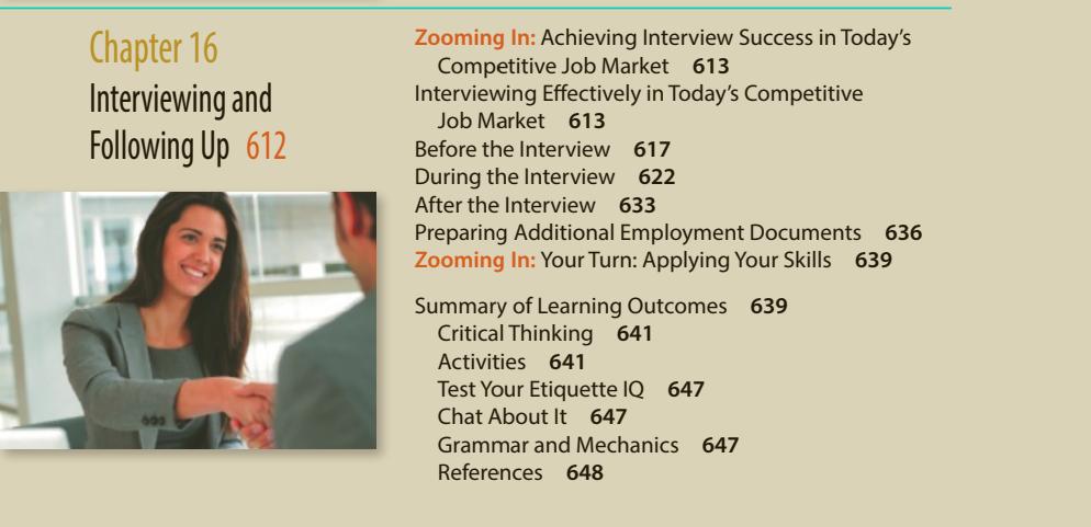 Chapter 16. Interviewing and Following Up