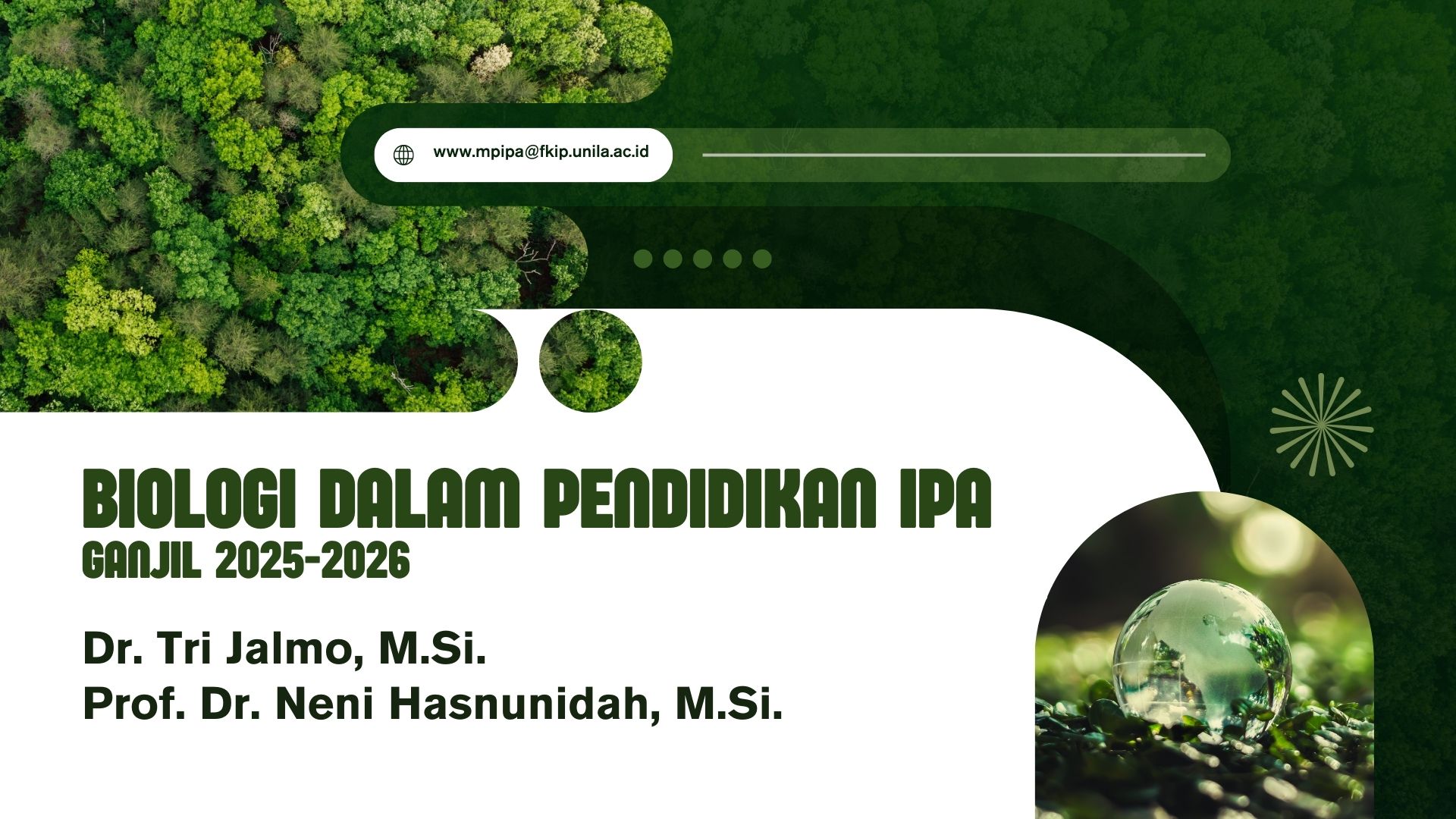 Biologi dalam Pendidikan IPA Ganjil 2025-2026