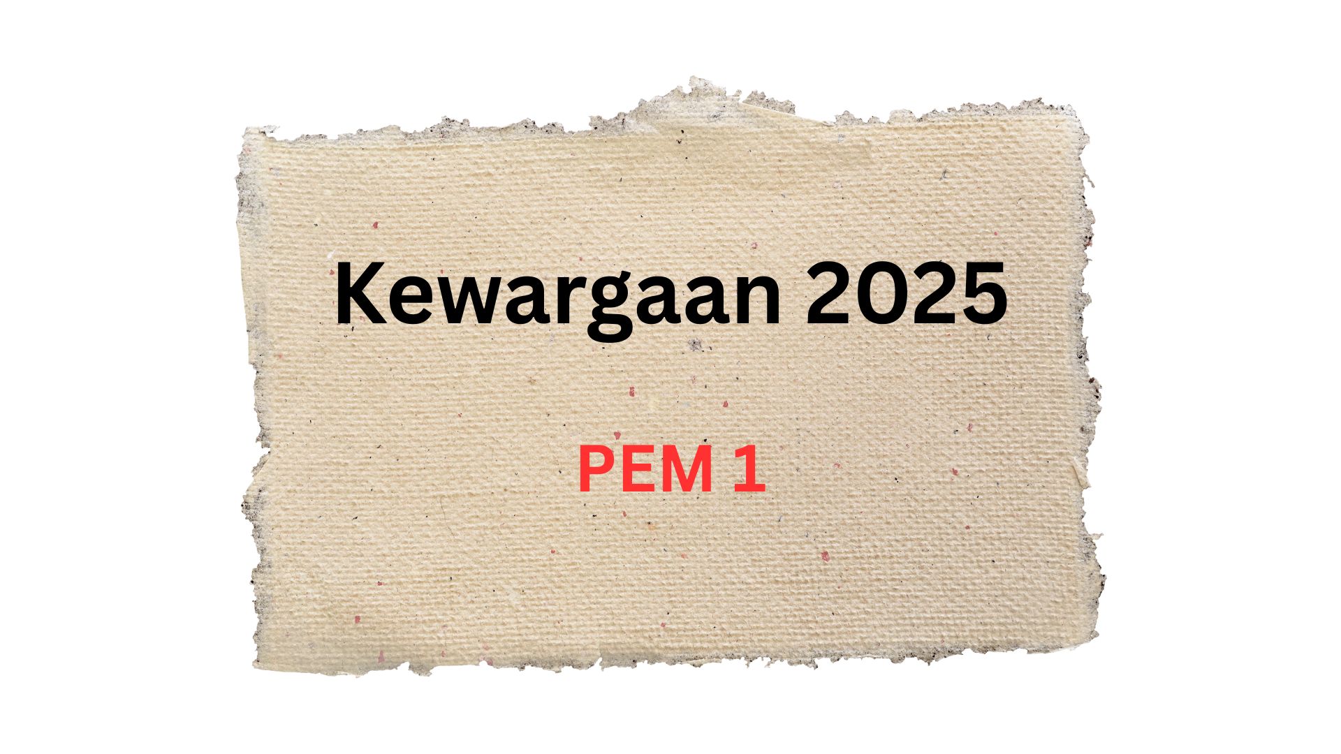 Kewargaan JIP Pem 1