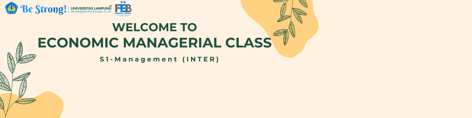 Economics Managerial - Management International Class 2025-2026