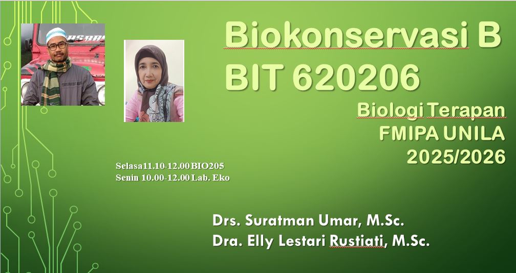 Biokonservasi BIT B 2025/2026 620296