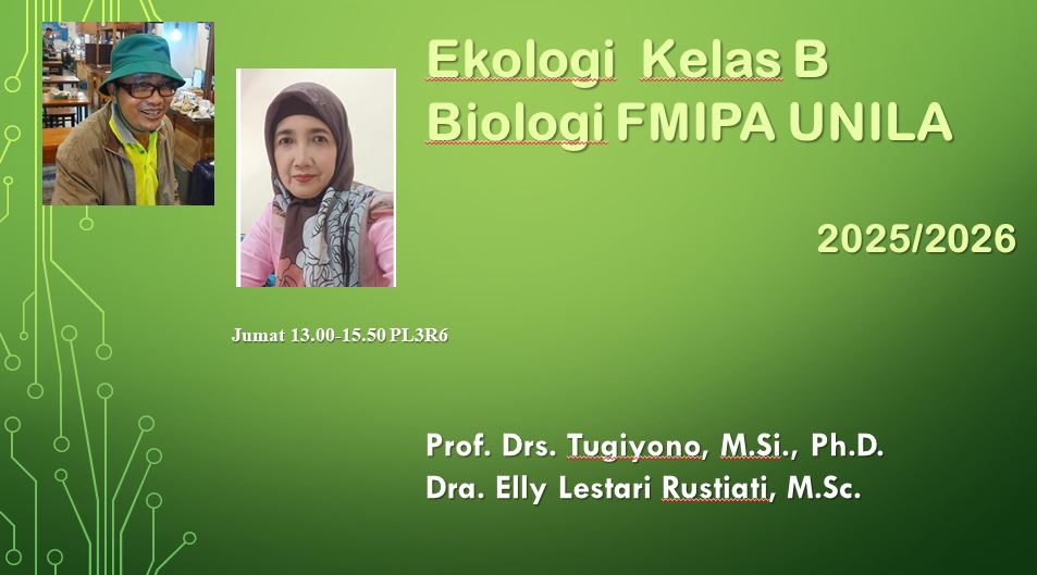 Ekologi Bio B 2025/2026