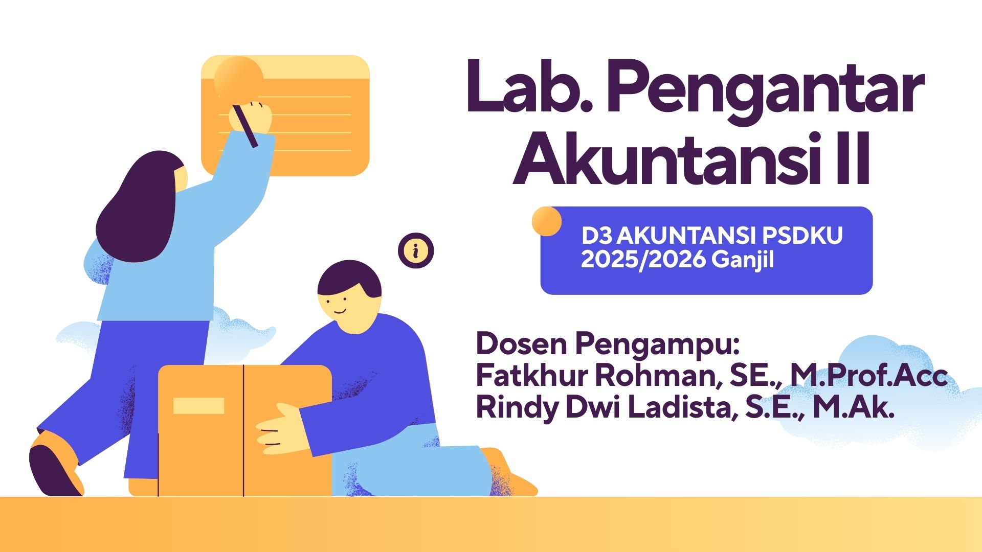 D3 Akuntansi PSDKU - Lab. Pengantar Akuntansi II