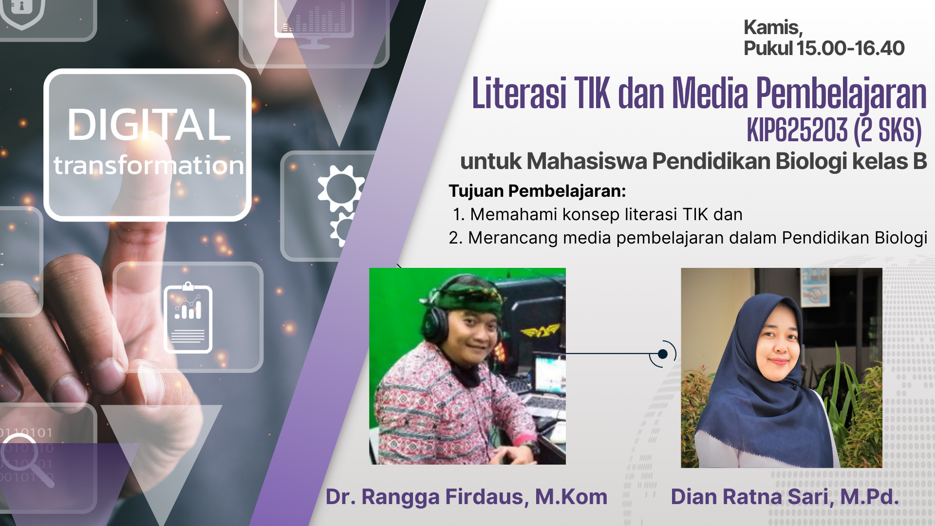 Literasi TIK dan Media Pembelajaran Kelas B (Biologi)