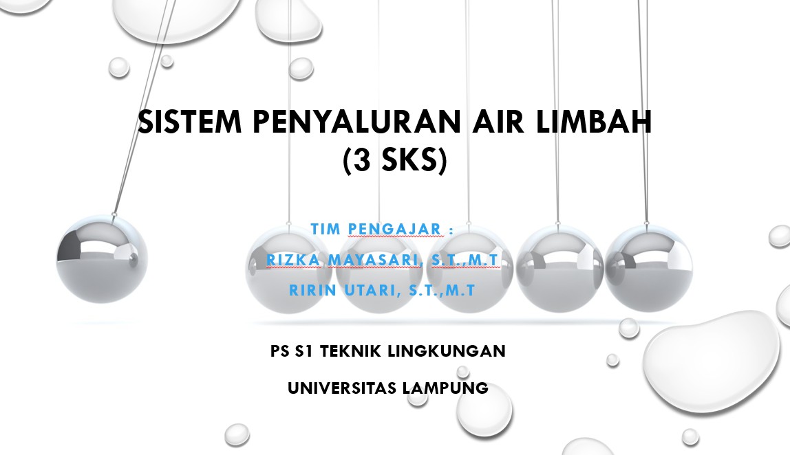 SISTEM PENYALURAN AIR LIMBAH 25A