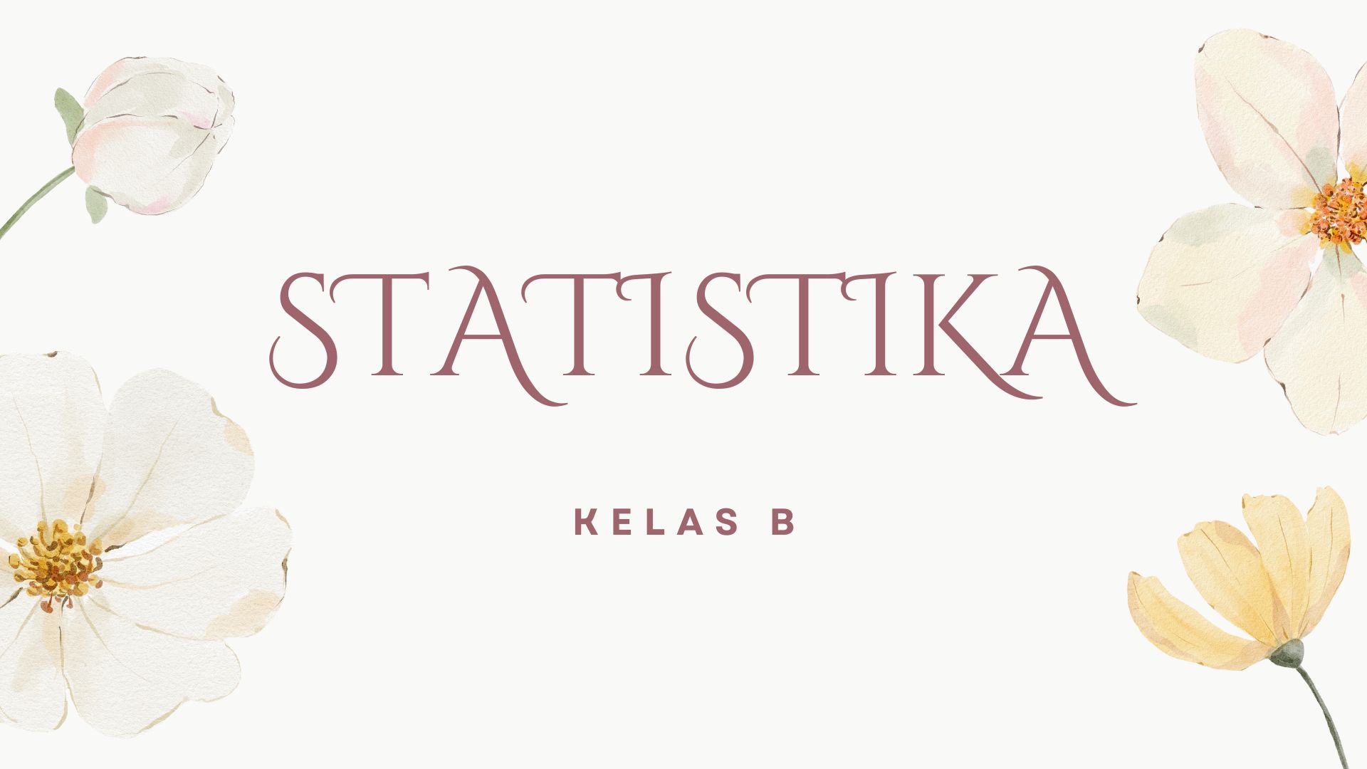 [25/26 Ganjil][S1 ILKOM] STATISTIKA B