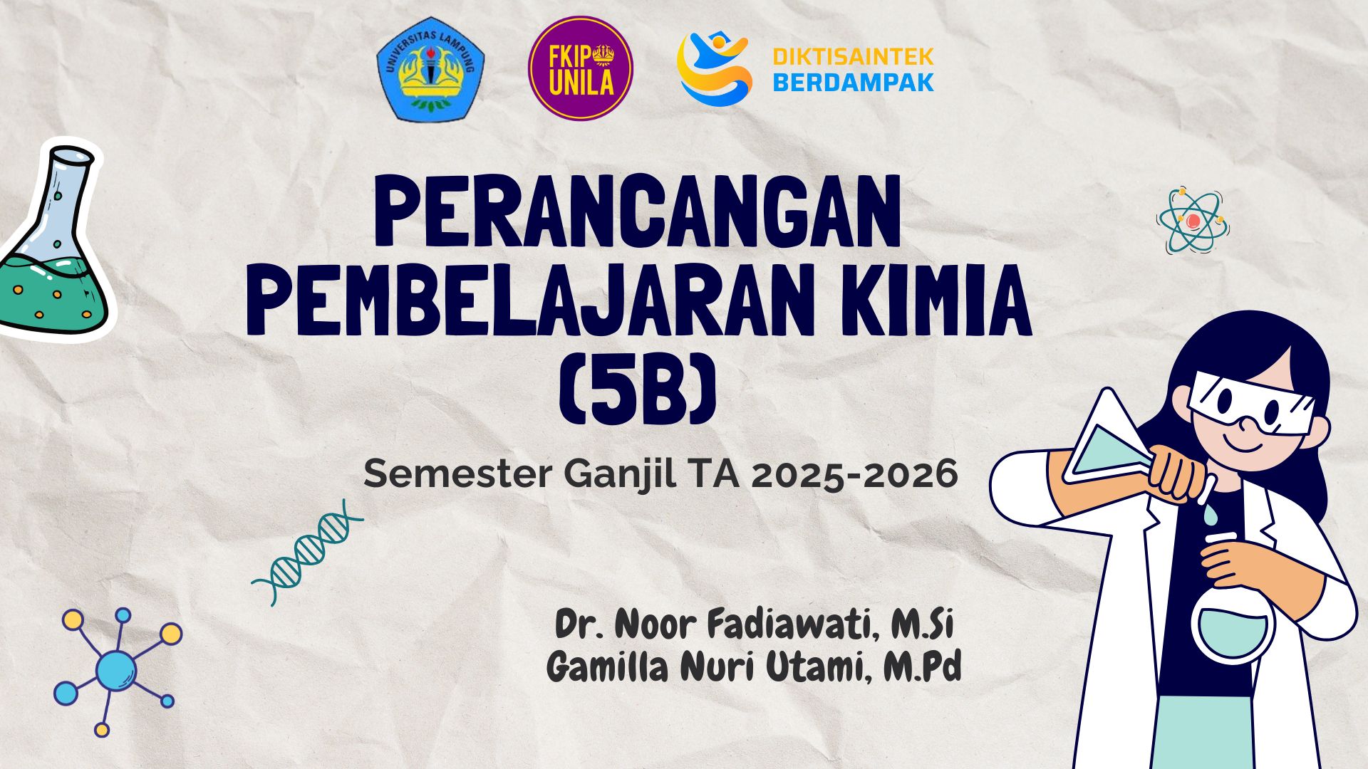 Perancangan Pembelajaran Kimia (5B)
