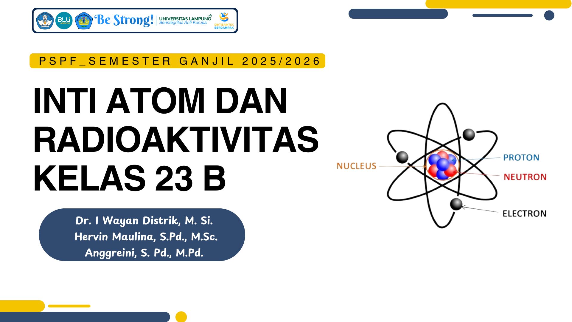 23B INTI ATOM DAN RADIOAKTIVITAS 