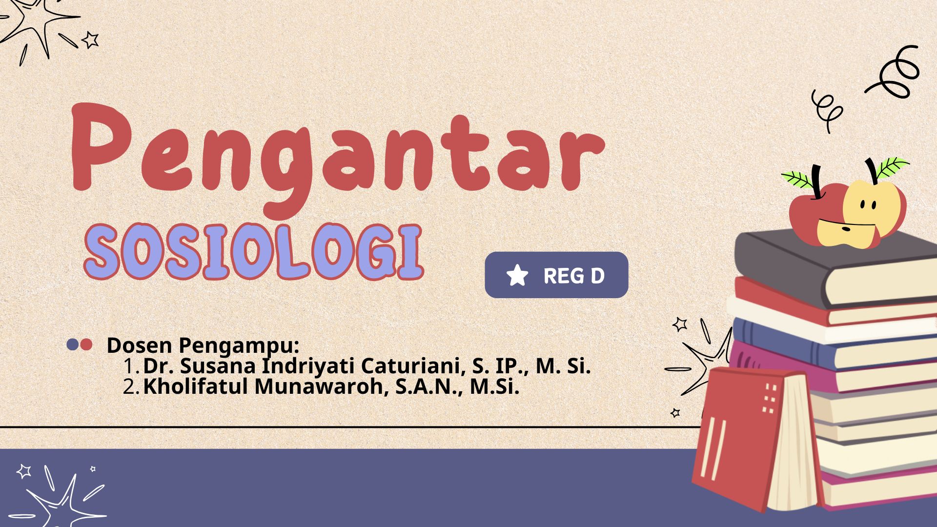 Reg D Pengantar Sosiologi